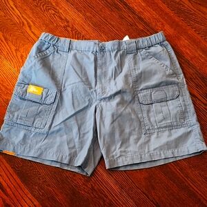 Men's Blue Cargo Shorts Waist 40